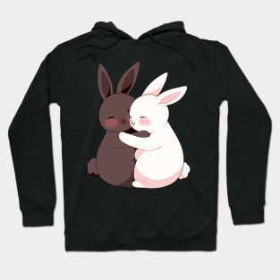 Yin And Yang Bunny Hoodie